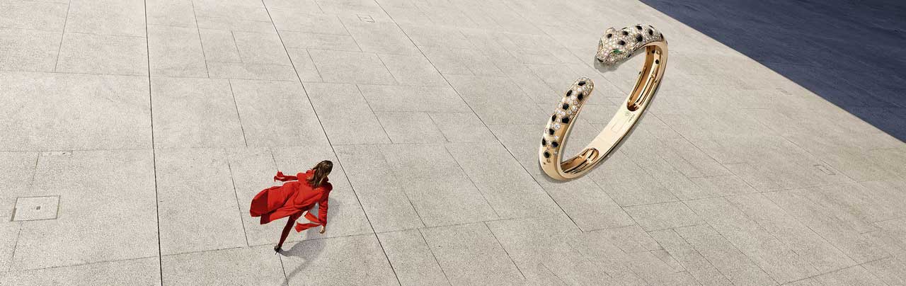 دستبند طرح یوز پلنگ کارتیر (PANTHÈRE DE CARTIER BRACELETS)