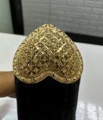 انگشتر قلب تراش زنانه - Image 2