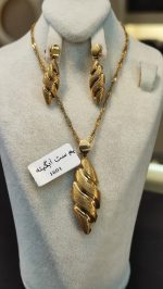 نیم ست طلا شنی آبگینه